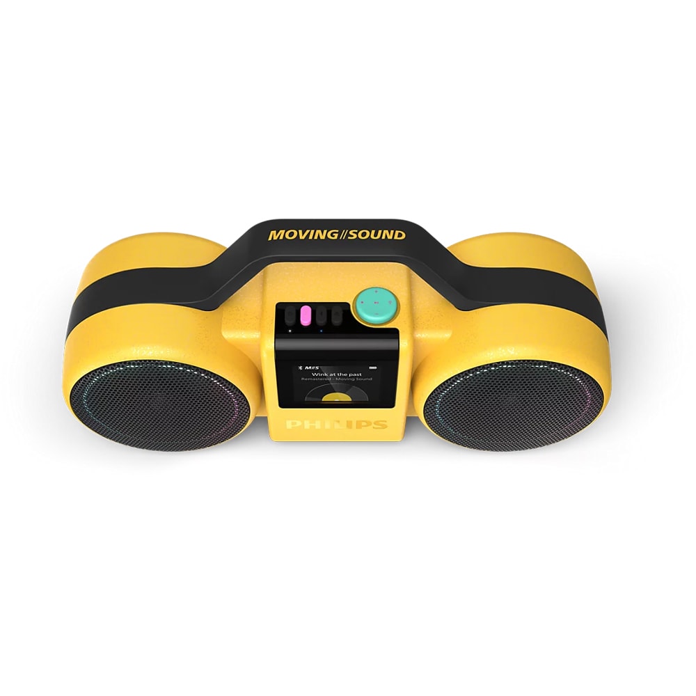 Boxa portabila PHILIPS The Roller, Bluetooth, 60W RMS (120W PMPO), IP67, galben