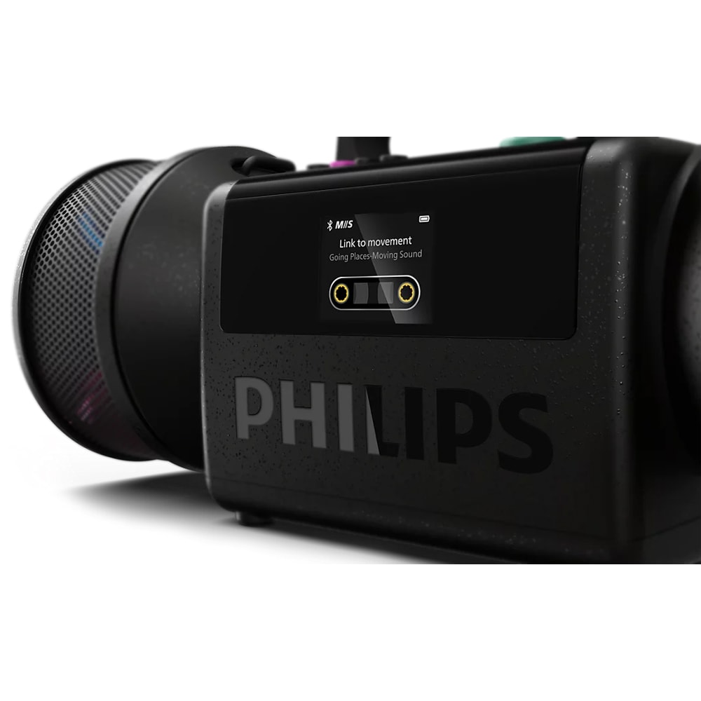 Boxa portabila PHILIPS The Tube, Bluetooth, 140W RMS (280W PMPO), IP67, negru