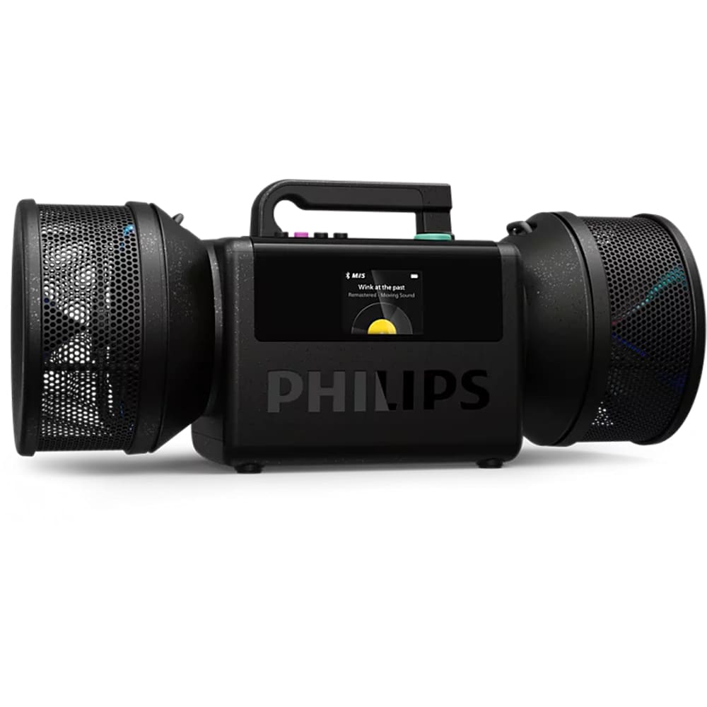 Boxa portabila PHILIPS The Tube, Bluetooth, 140W RMS (280W PMPO), IP67, negru
