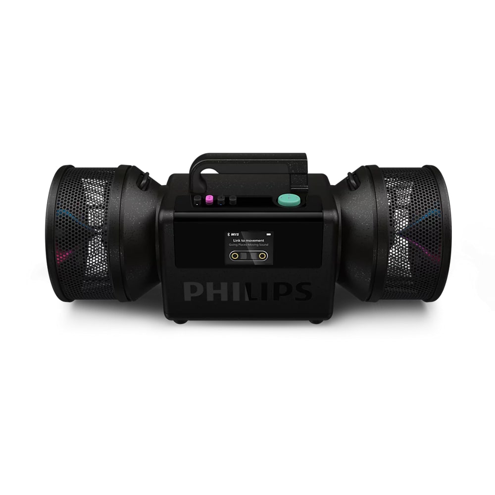 Boxa portabila PHILIPS The Tube, Bluetooth, 140W RMS (280W PMPO), IP67, negru