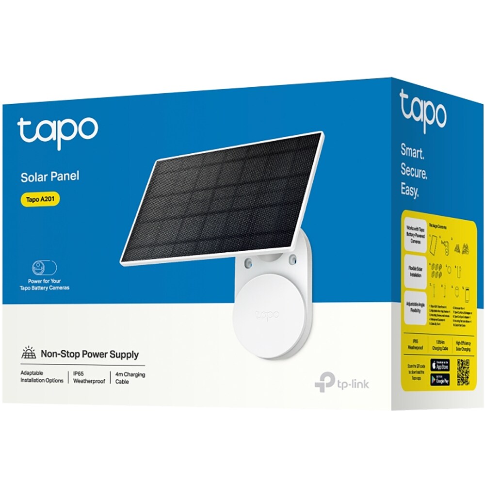 Panou solar camera supraveghere TAPO A201, 5V/2.5W, IP65, cablu 4 m