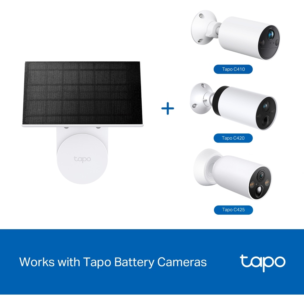 Panou solar camera supraveghere TAPO A201, 5V/2.5W, IP65, cablu 4 m
