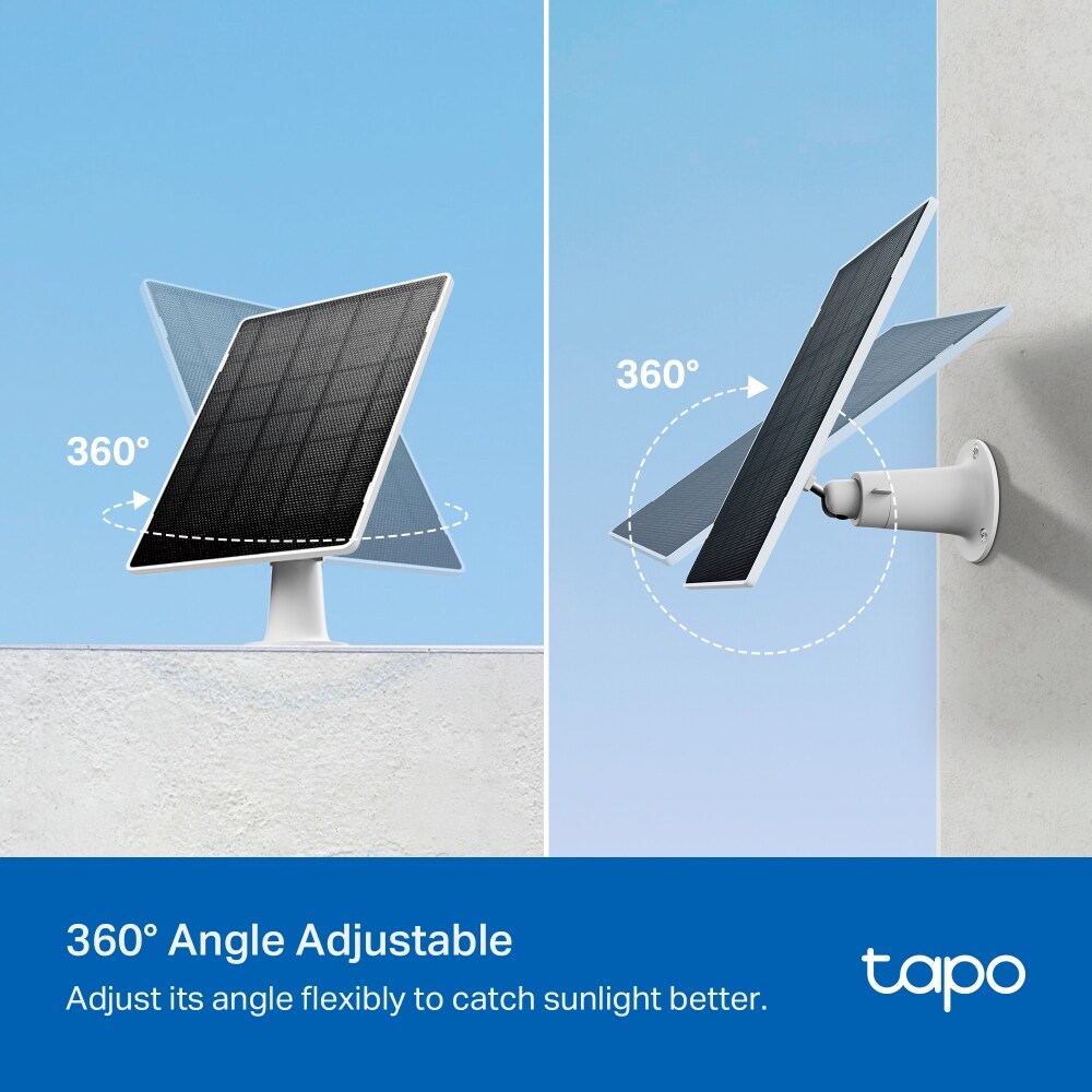 Panou solar TAPO A202, 5V/4.5W, IP65, cablu 4m