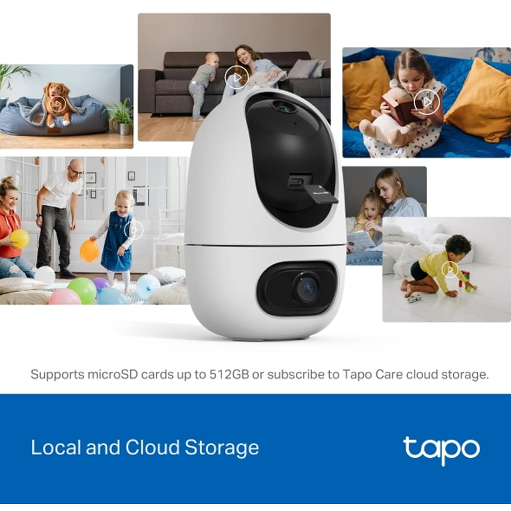 Camera IP Wireless TP-LINK Tapo C245D, 2K 1296p, IR, Night Vision, alb