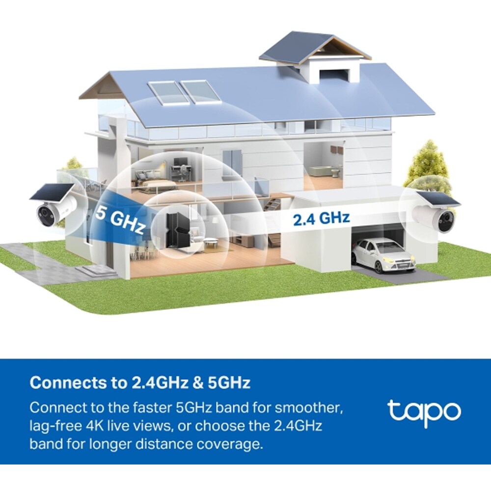 Camera IP Wireless TP-LINK Tapo C465, 4K, IR, Night Vision, alb