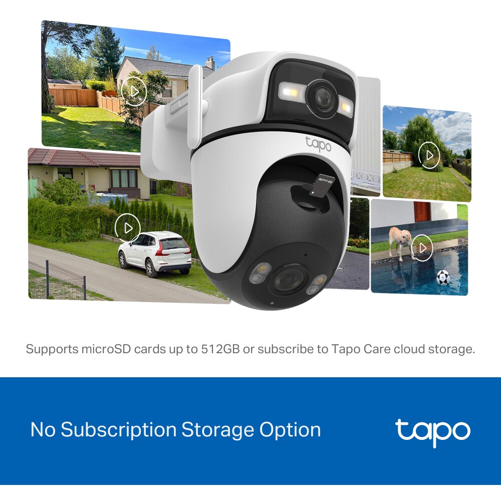 Camera IP Wireless TP-LINK Tapo C545D, 2K 1296p, IR, NightVision, alb