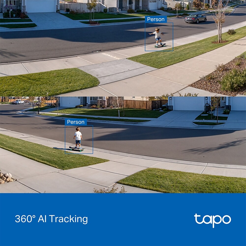 Kit Camera IP Wireless exterior TAPO C630KIT, 5MP, 2K, IP65, IR 16m, Night Vision, alb