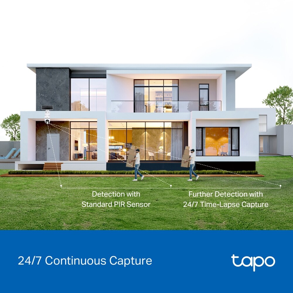 Kit Camera IP Wireless exterior TAPO C630KIT, 5MP, 2K, IP65, IR 16m, Night Vision, alb