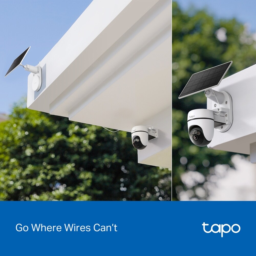 Kit Camera IP Wireless exterior TAPO C630KIT, 5MP, 2K, IP65, IR 16m, Night Vision, alb