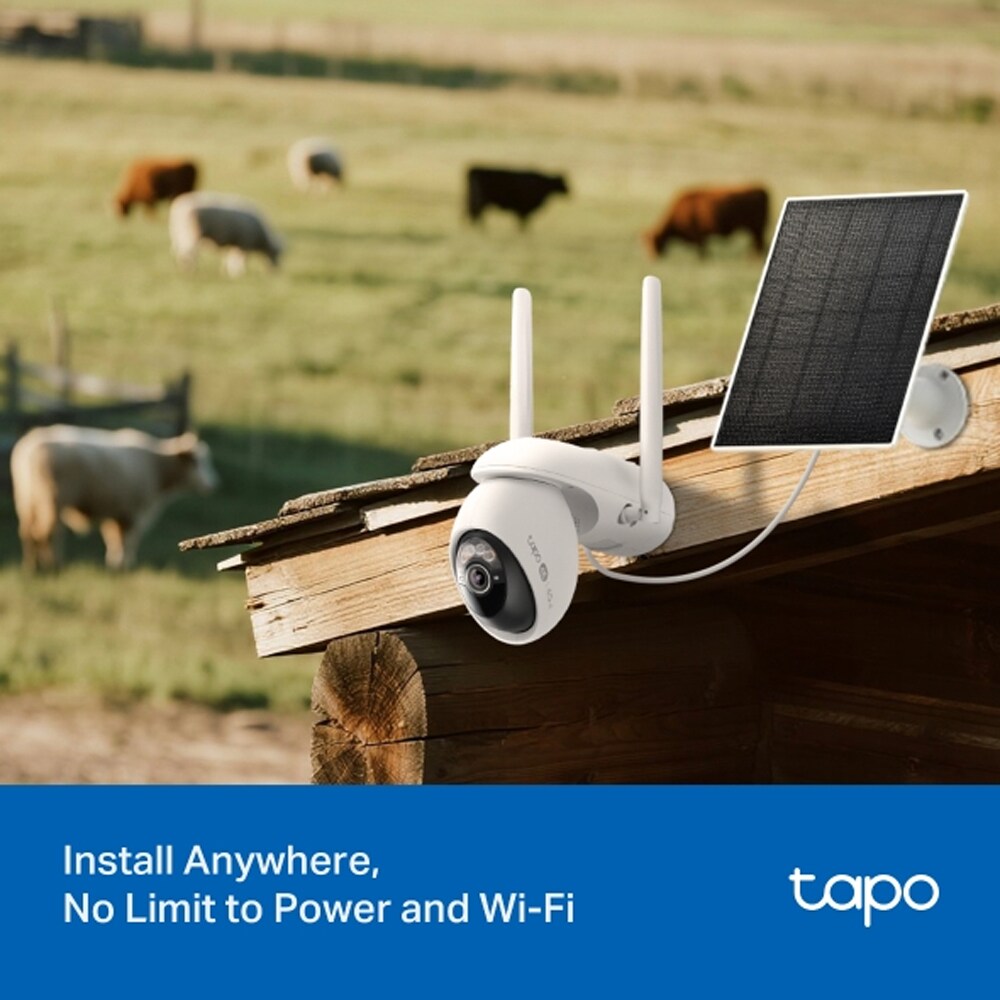 Camera IP Wireless TP-LINK Tapo C665G, 4K, IR, Night VIsion, alb