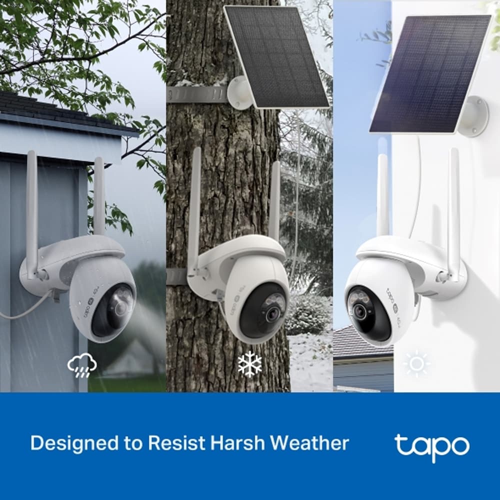 Camera IP Wireless TP-LINK Tapo C665G, 4K, IR, Night VIsion, alb