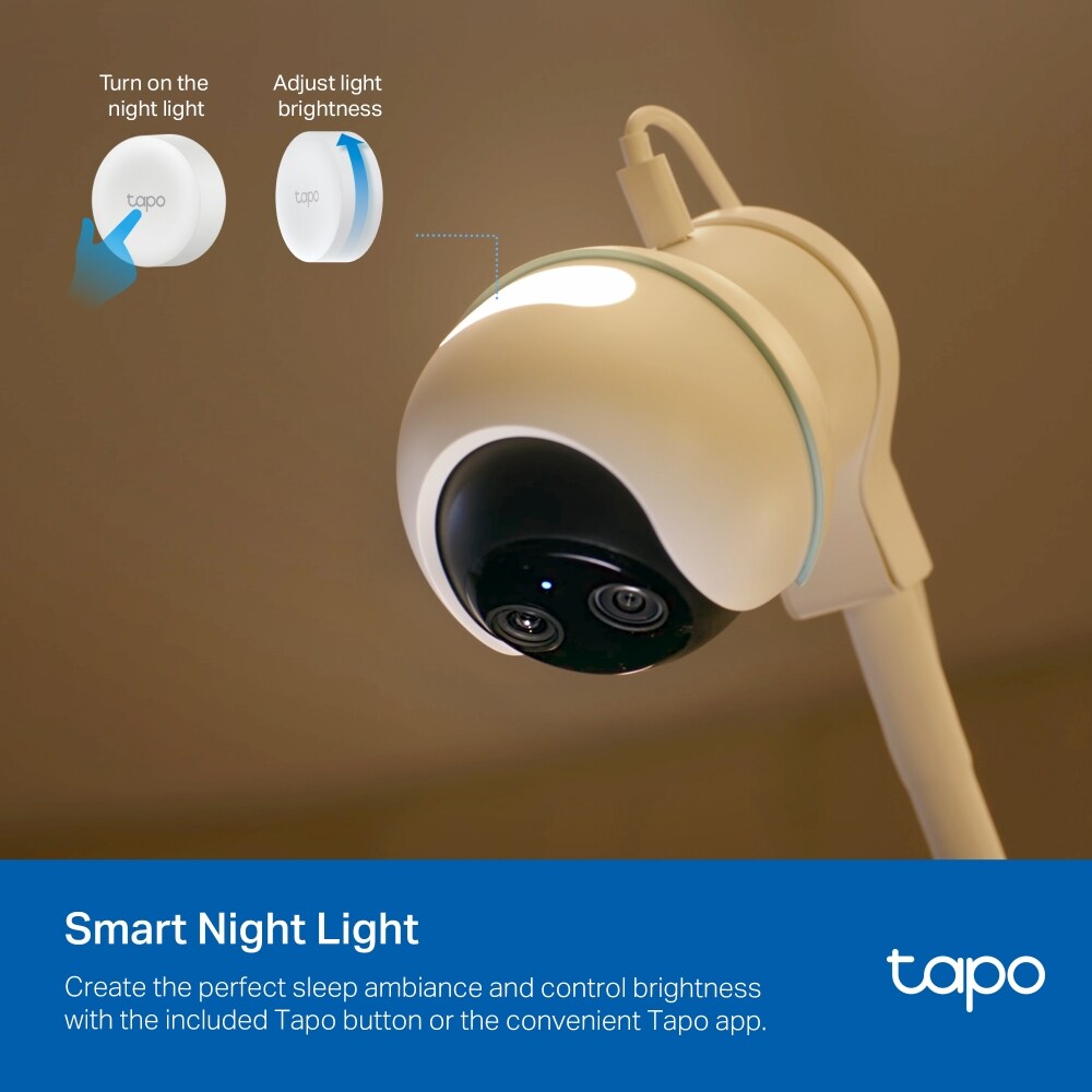 Camera IP Wireless interior TAPO C840, 4MP, 2K + 1080p, IR 5m, Night Vision, alb