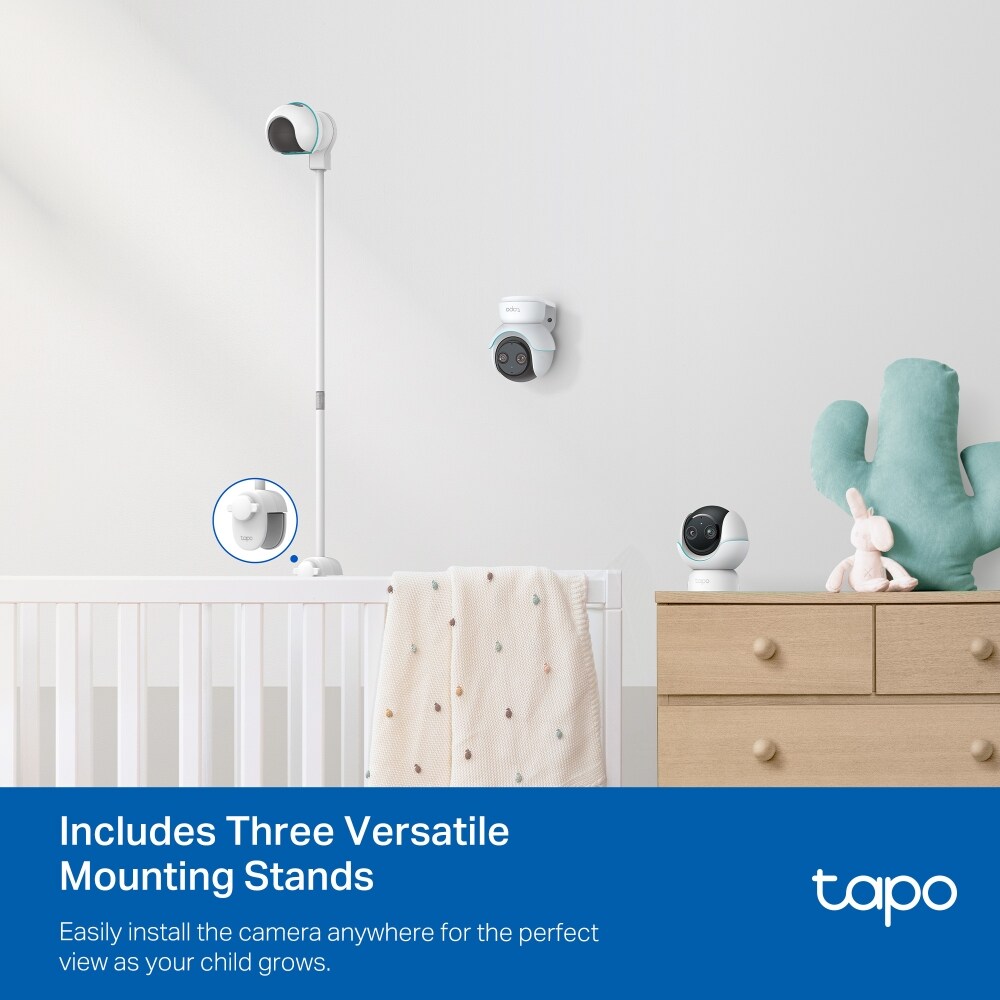 Camera IP Wireless interior TAPO C840, 4MP, 2K + 1080p, IR 5m, Night Vision, alb