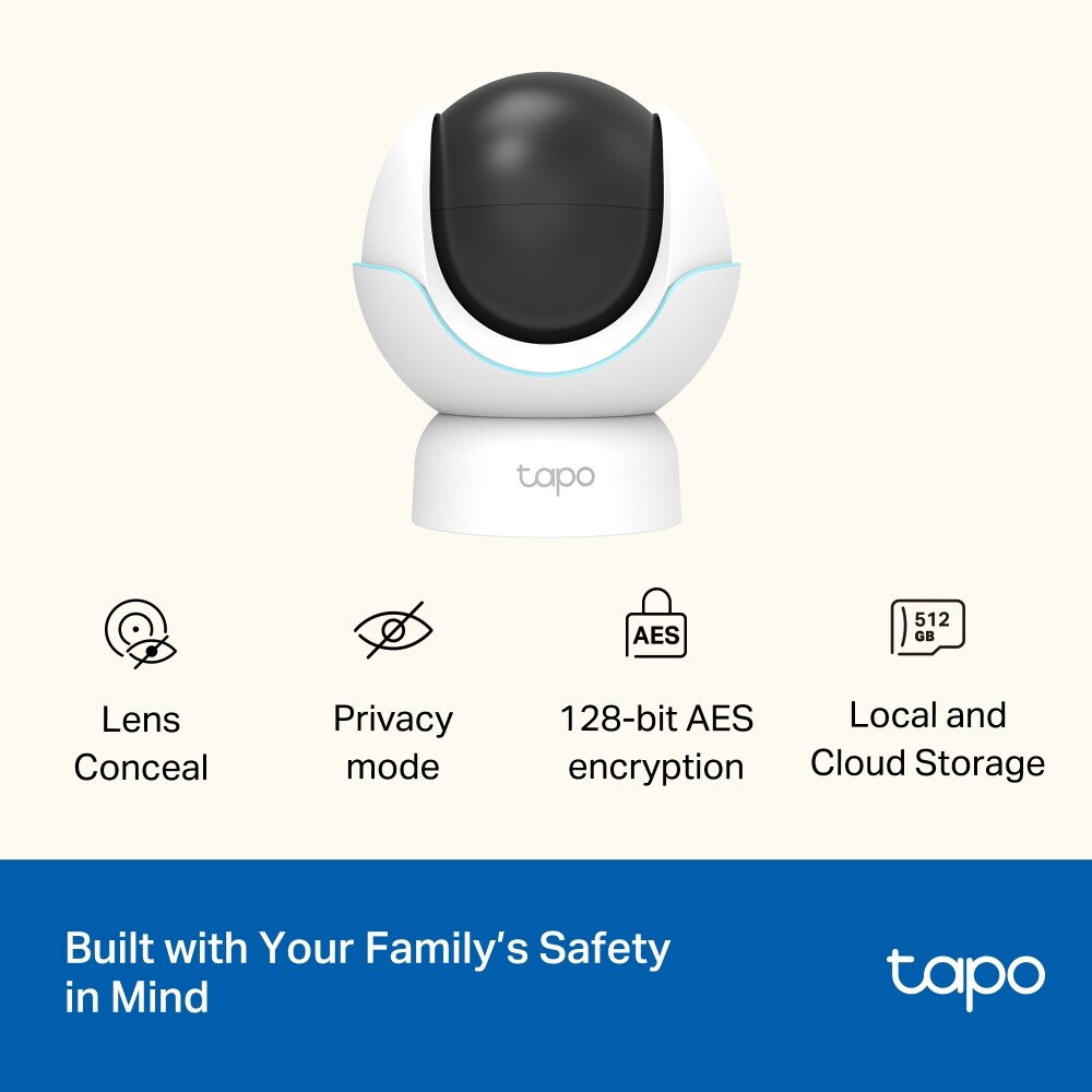 Camera IP Wireless interior TAPO C840, 4MP, 2K + 1080p, IR 5m, Night Vision, alb