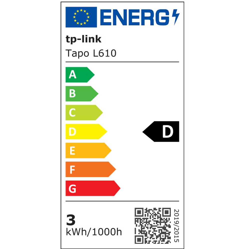 Bec LED Smart TAPO L610, GU10, 2.9W, 350lm, 2700K, Wi-Fi, lumina variabila, compatibil Alexa, Google Assistant