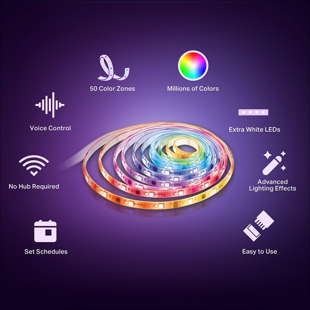 Banda LED Smart TAPO L930-5, Wi-Fi, RGBW, 13W, 1000lm, 5m