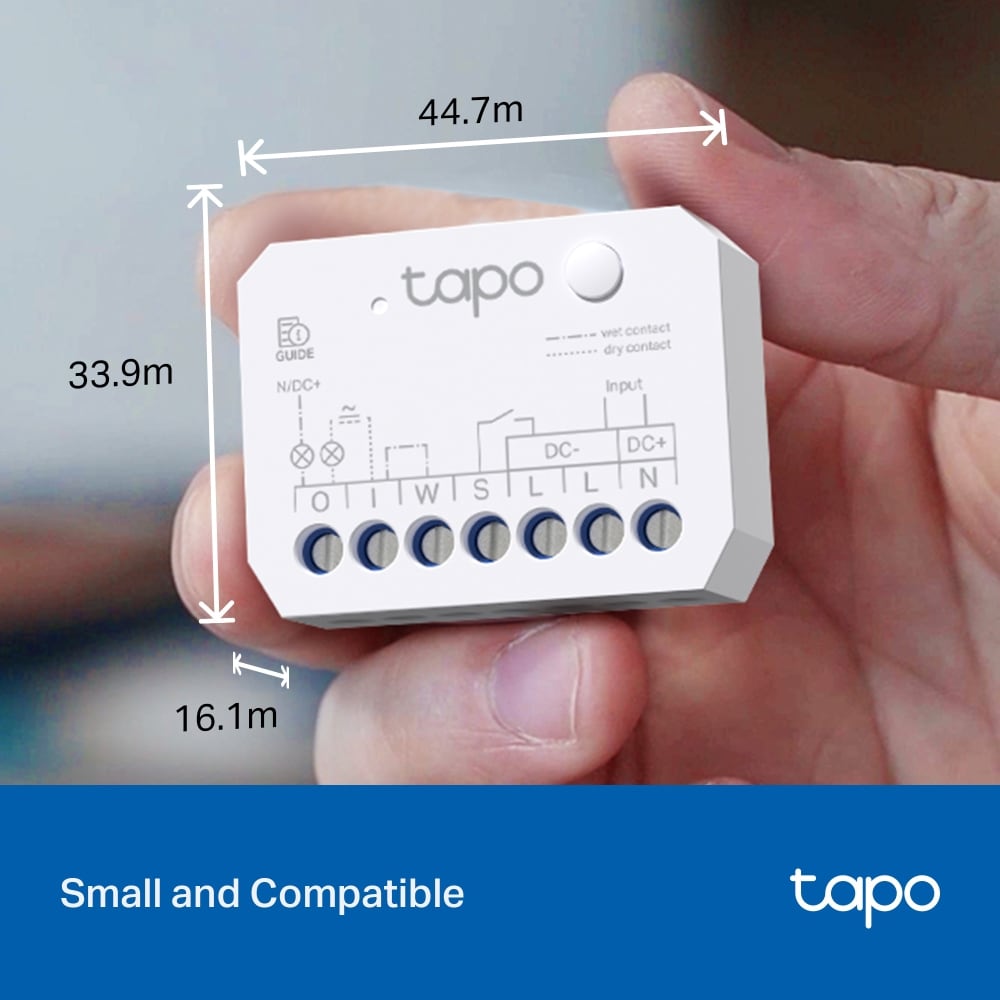 Modul de comutare inteligent TP-LINK Tapo S110E, Wi-Fi, alb