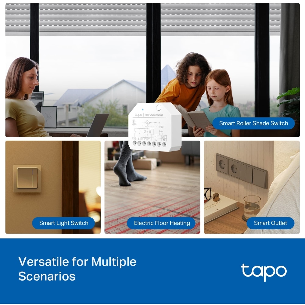 Modul de comutare inteligent TP-LINK Tapo S112, Wi-Fi, alb