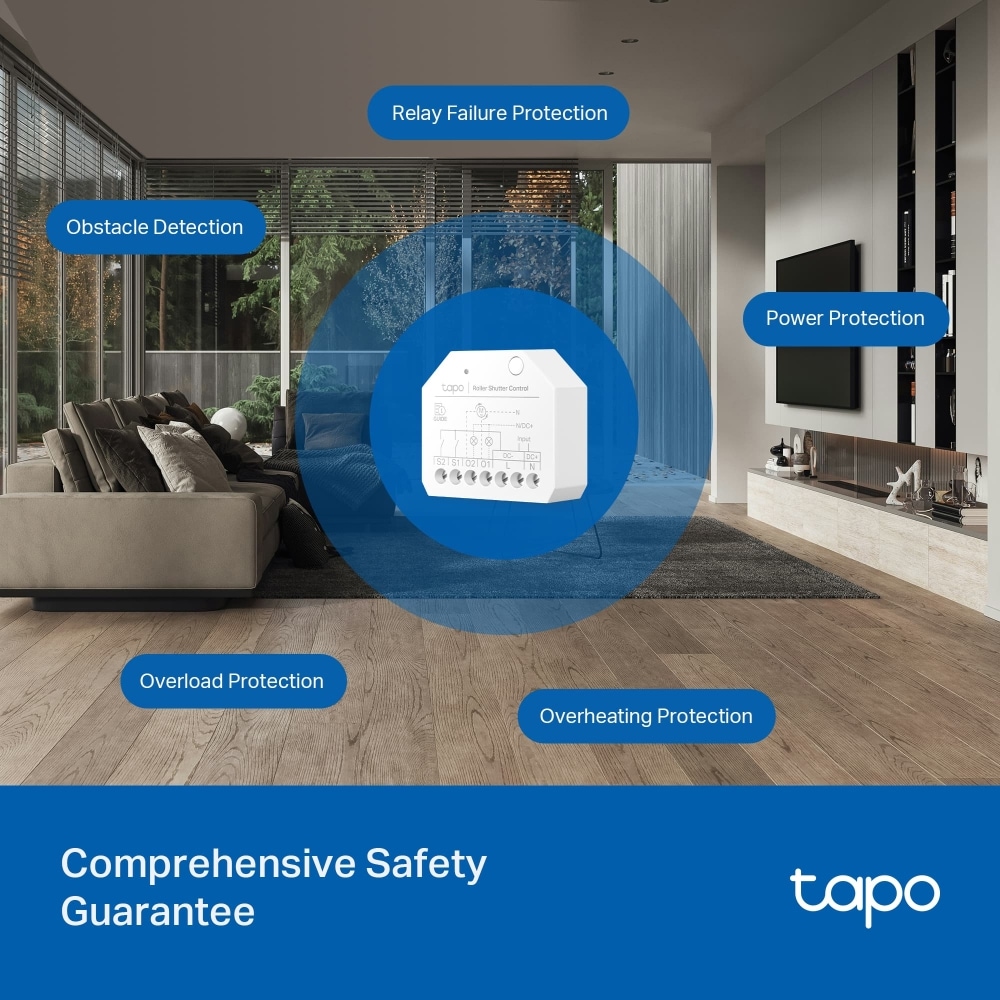 Modul de comutare inteligent TP-LINK Tapo S112, Wi-Fi, alb