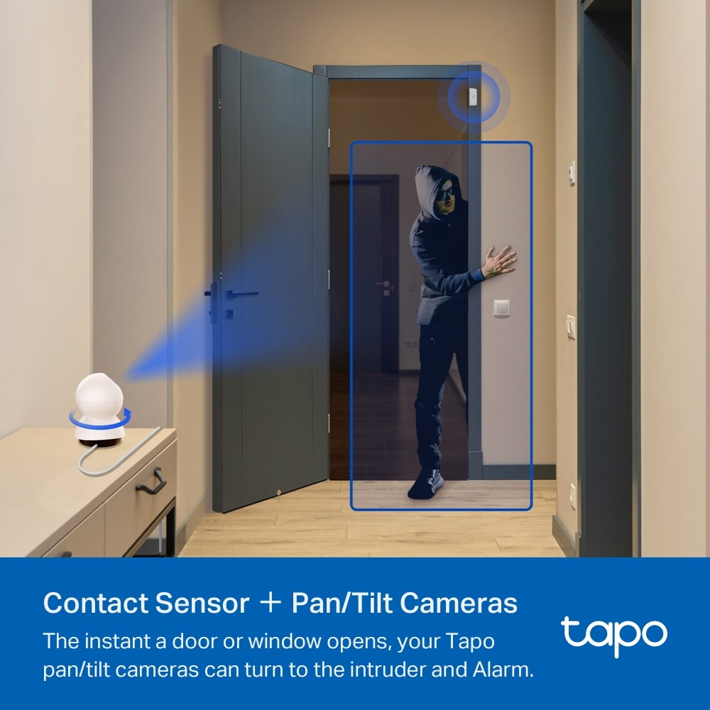 Kit smart sezori si hub TP-LINK Tapo T30 KIT, alb