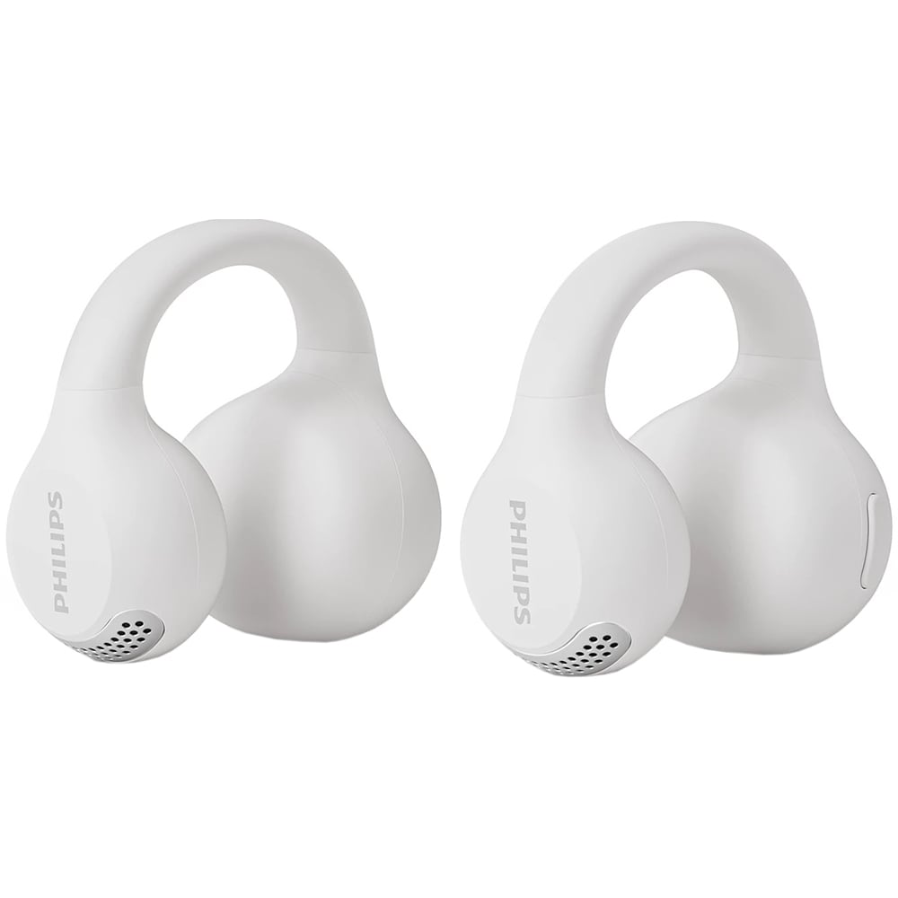  Casti PHILIPS TAQ2000WT/00, True Wireless, Bluetooth, Open-ear, Microfon, alb