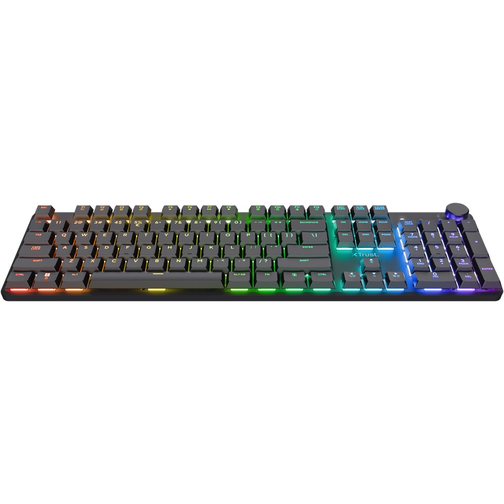Tastatura Gaming Wireless Mecanica TRUST GXT 868 Torix, USB, Layout US, negru