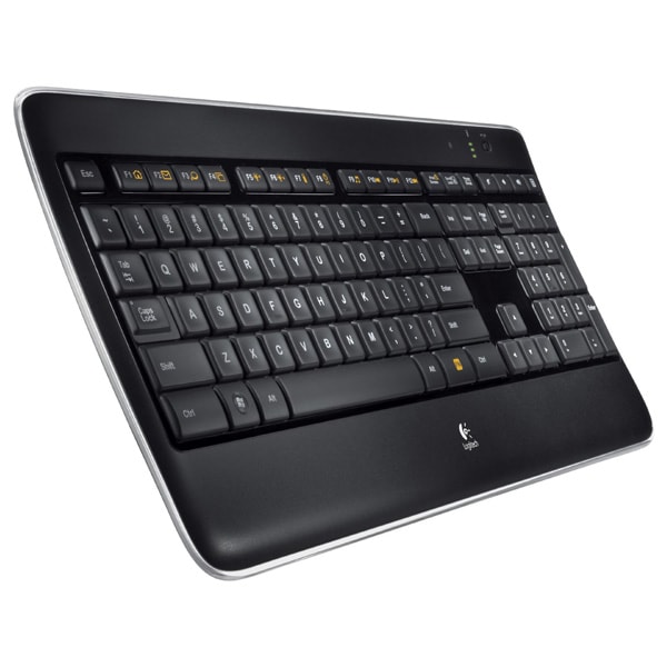 Tastatura Wireless LOGITECH K800, USB, Layout US INT, negru