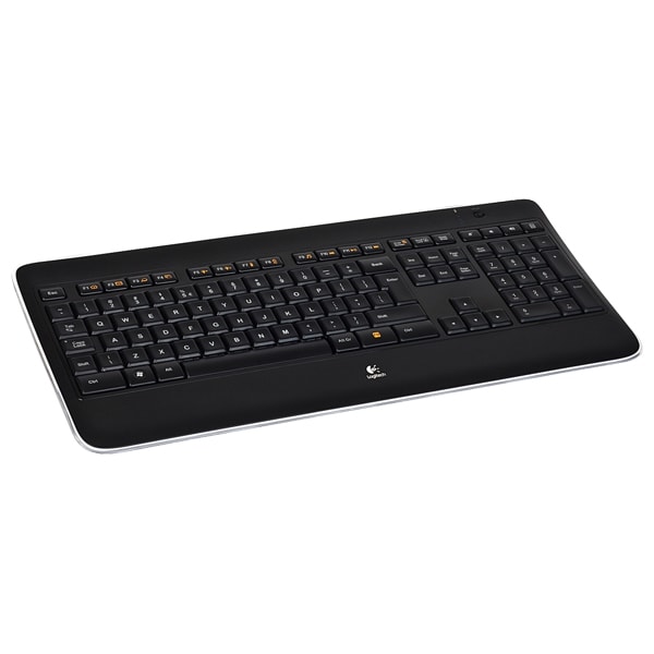 Tastatura Wireless LOGITECH K800, USB, Layout US INT, negru
