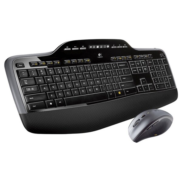 Kit tastatura si mouse Wireless LOGITECH MK710, USB, Layout US, negru