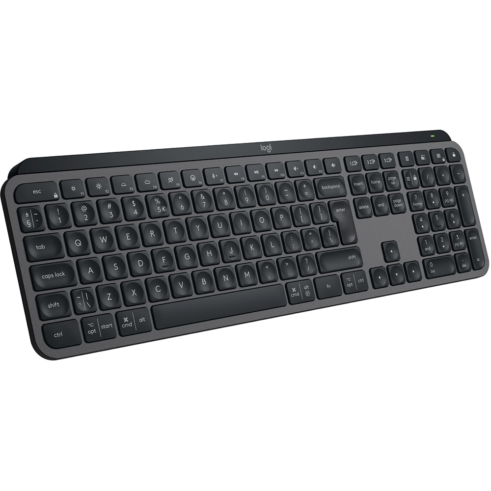 Tastatura Wireless LOGITECH MX Keys S, USB, Bluetooth, US INT, grafit