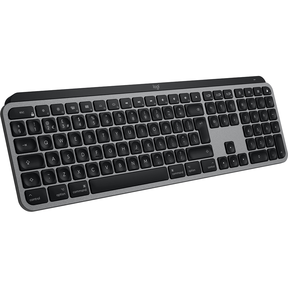 Tastatura Wireless pentru Mac LOGITECH MX KEYS S, USB, Bluetooth, Layout US, negru
