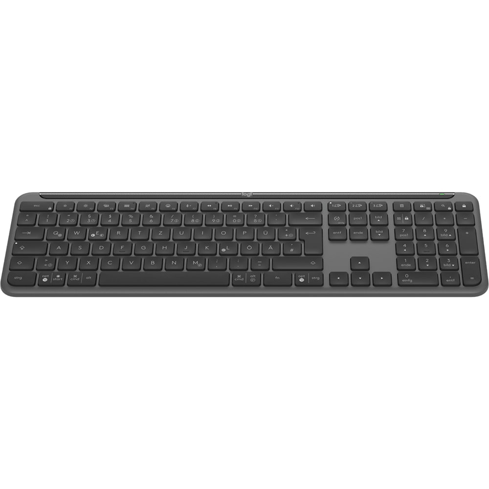 Tastatura Wireless LOGITECH K950, USB, Bluetooth, US INT, grafit