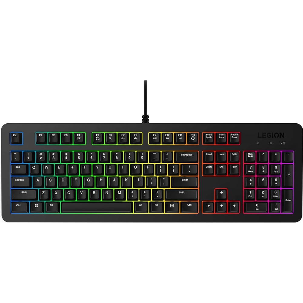 Kit Gaming tastatura si mouse LENOVO Legion KM310, USB, Layout US INT, negru