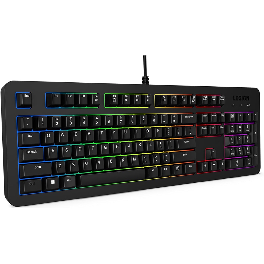 Kit Gaming tastatura si mouse LENOVO Legion KM310, USB, Layout US INT, negru