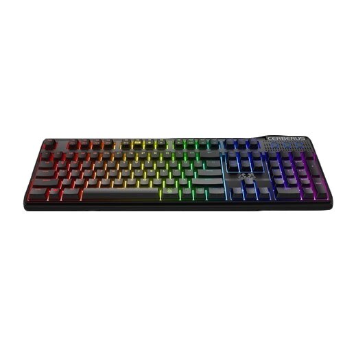Tastatura Gaming mecanica ASUS Cerberus Mech RGB, Kaihua Switch, USB, Layout US, negru