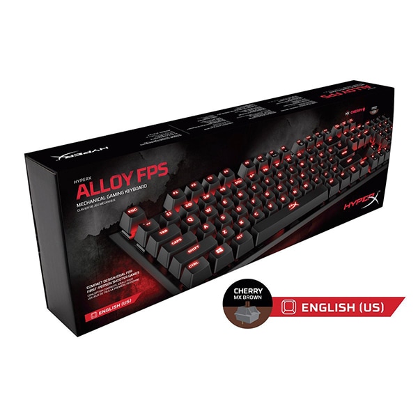 Tastatura gaming mecanica HyperX Alloy FPS Cherry MX Brown, negru