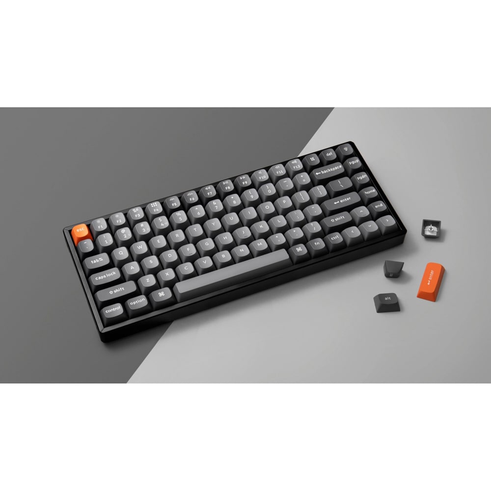 Tastatura Gaming Wireless mecanica KEYCHRON K2 MAX QMK, Bluetooth, Layout US, negru