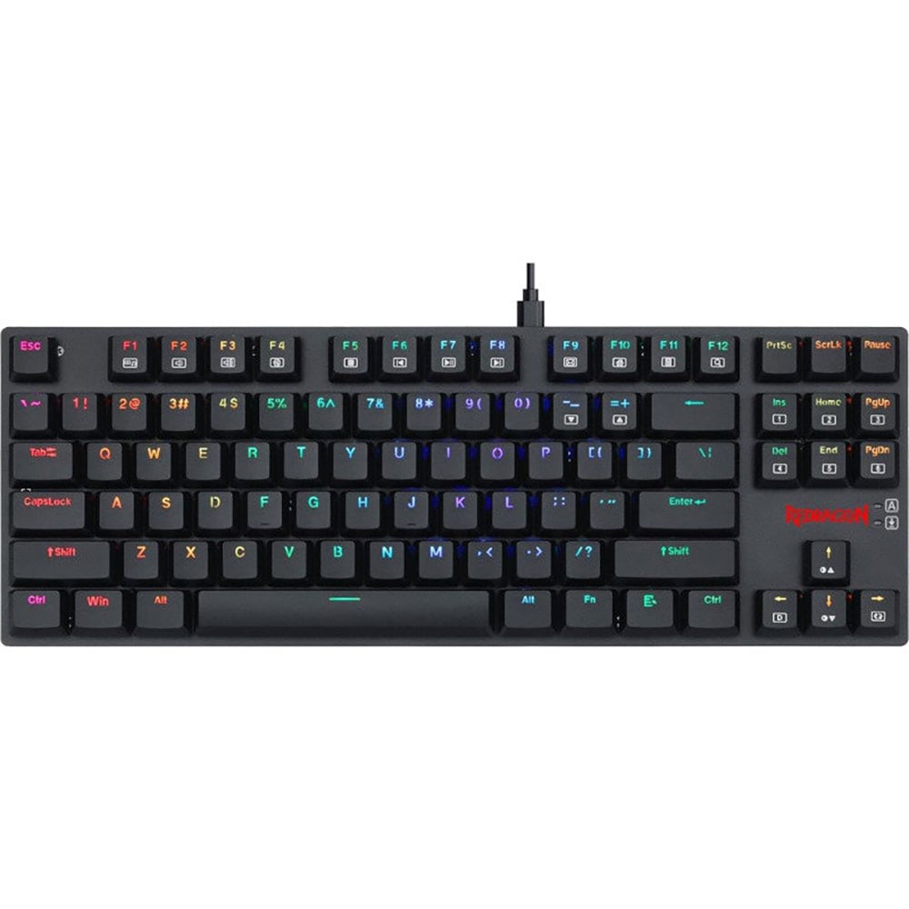 Tastatura gaming REDRAGON APS TKL, Layout US, USB-C, negru