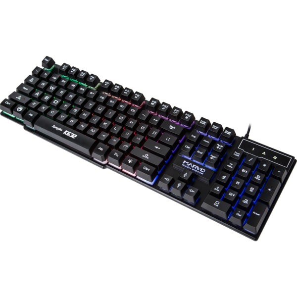 Tastatura Gaming MARVO K632, USB, Layout US, negru