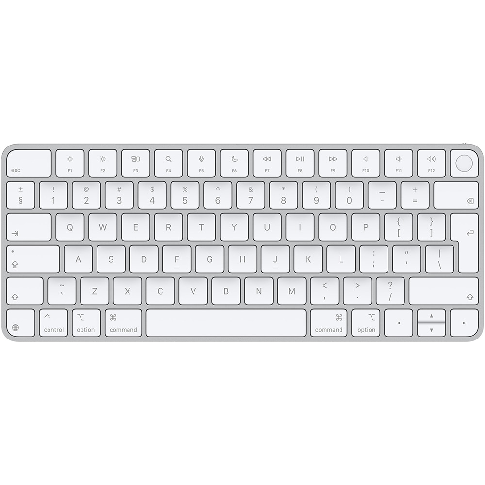 Tastatura Wireless APPLE Magic Keyboard cu Touch ID (2024), USB, Bluetooth, Layout RO, alb