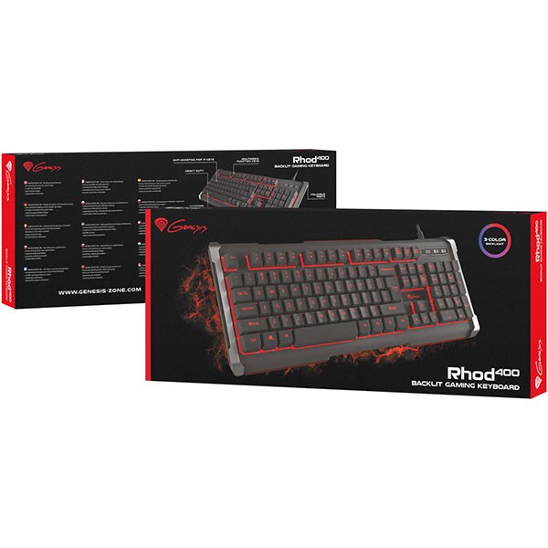 Tastatura gaming NATEC Genesis RHOD 400
