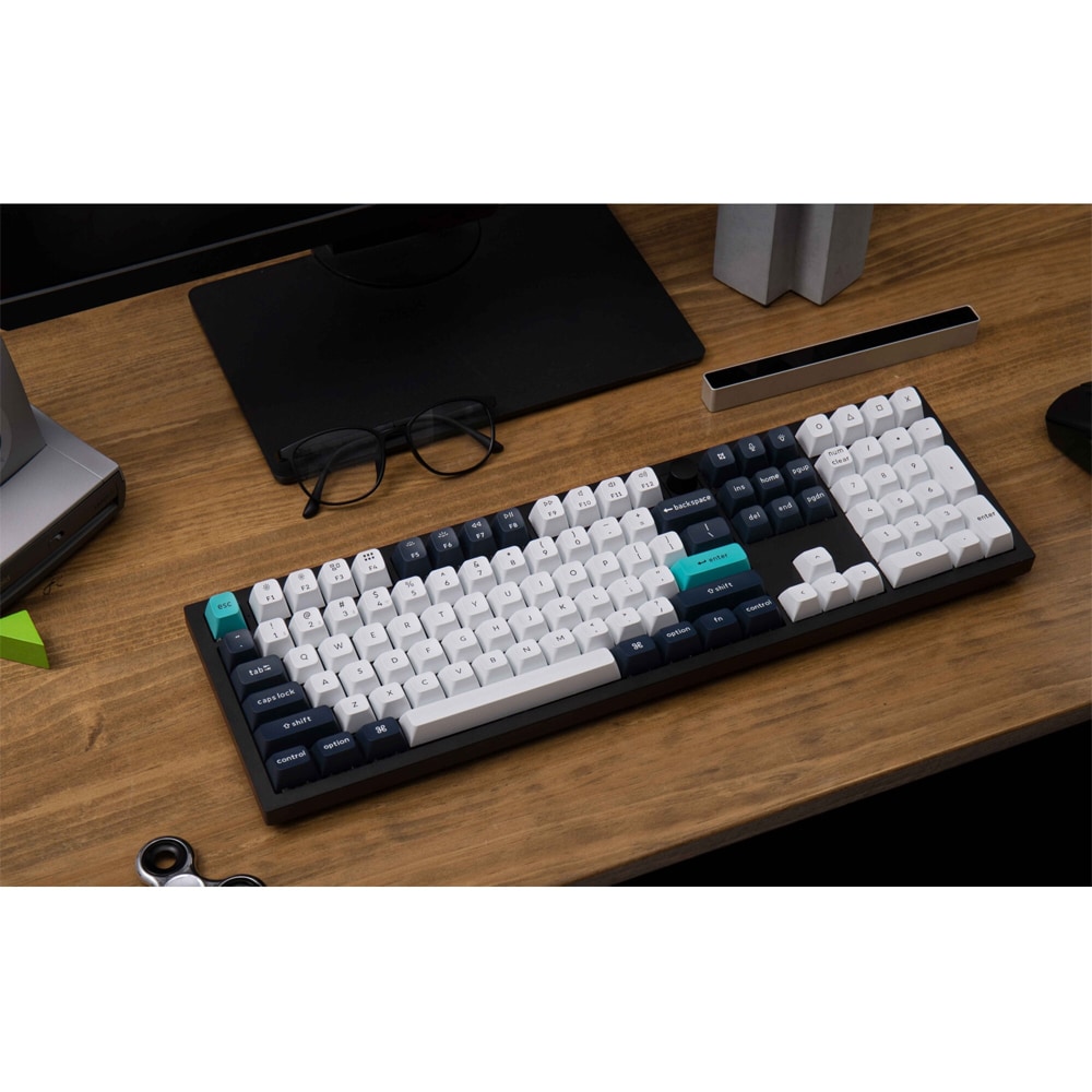 Tastatura Gaming Wireless mecanica KEYCHRON Q6 MAX QMK/VIA Q6M-M2, Bluetooth, USB, Layout US, negru