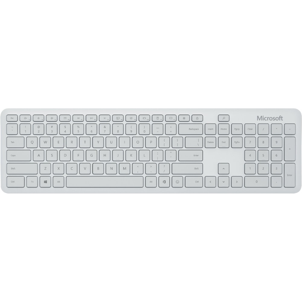 Kit tastatura si mouse wireless MICROSOFT Bluetooth Desktop, alb