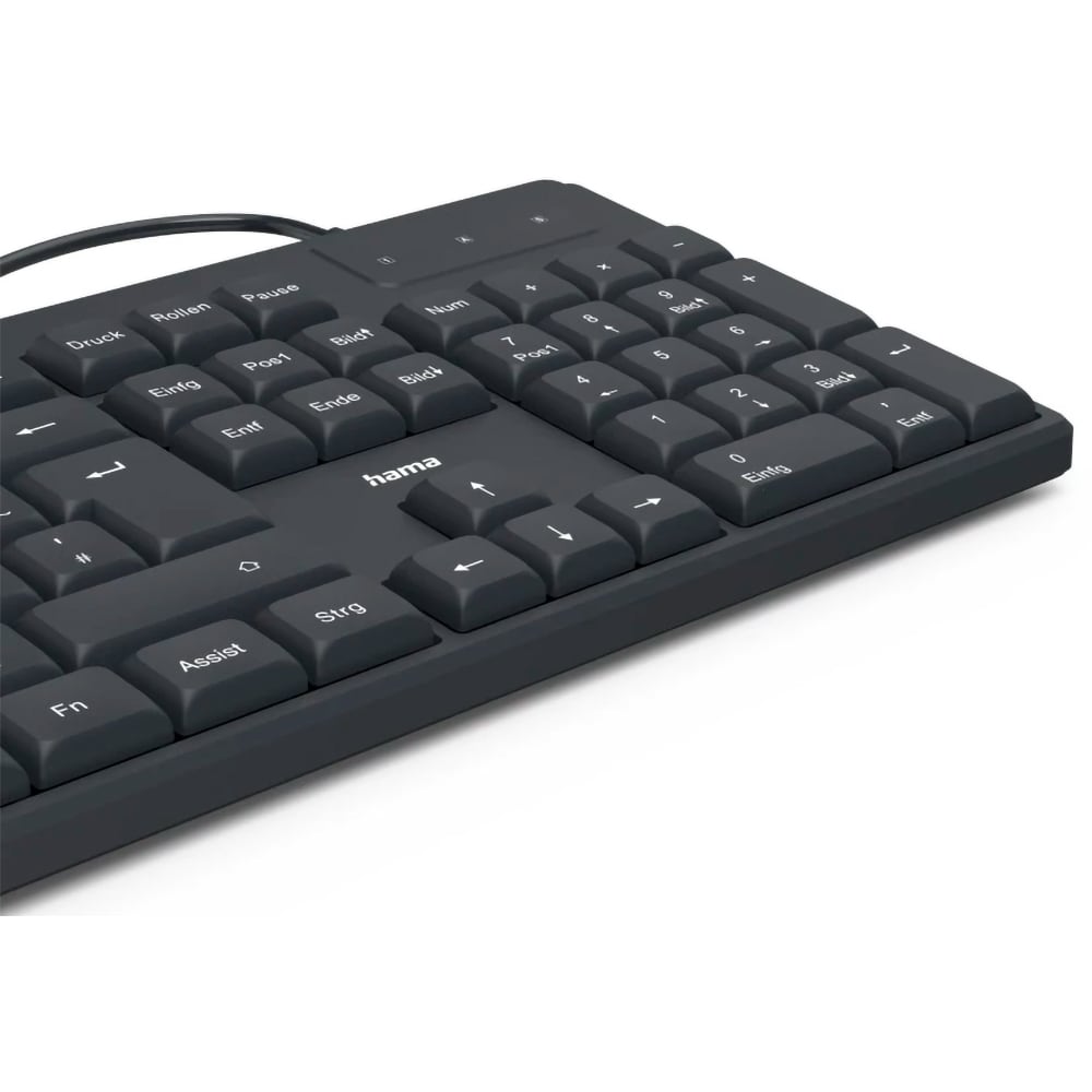 Tastatura cu fir HAMA CK-200, USB, Layour RO, negru