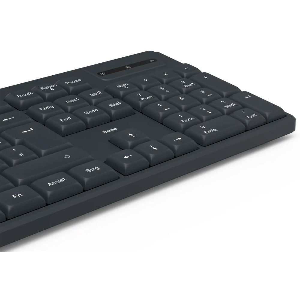 Tastatura Wireless HAMA WK-200, USB, Layout RO, negru
