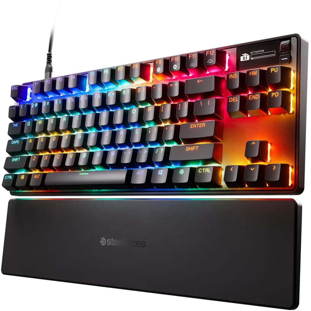 Tastatura Gaming mecanica STEELSERIES Apex Pro TKL Gen 3, USB, Layout US, negru