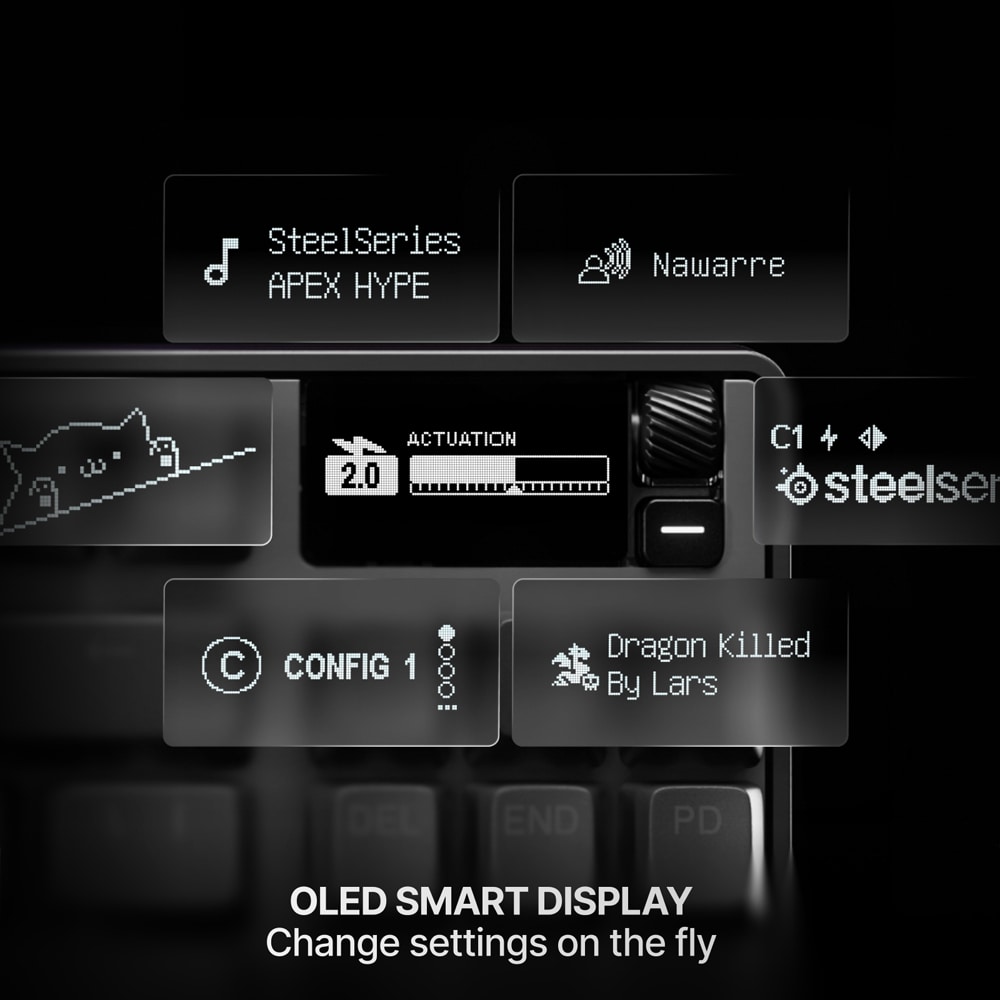 Tastatura Gaming mecanica STEELSERIES Apex Pro TKL Gen 3, USB, Layout US, negru