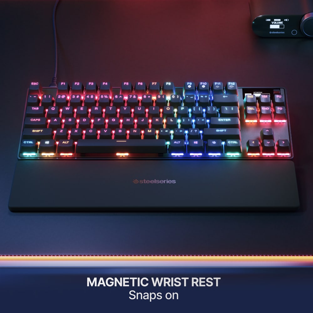 Tastatura Gaming mecanica STEELSERIES Apex Pro TKL Gen 3, USB, Layout US, negru