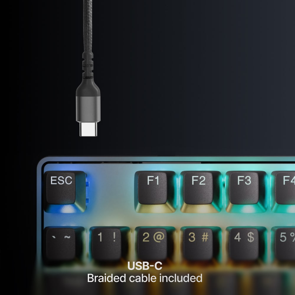 Tastatura Gaming mecanica STEELSERIES Apex Pro TKL Gen 3, USB, Layout US, negru