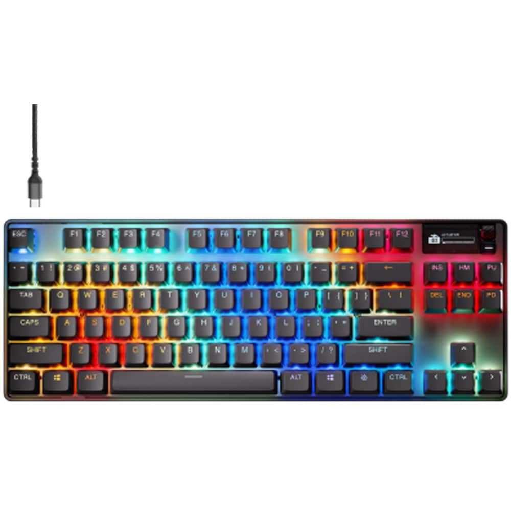 Tastatura Gaming mecanica STEELSERIES Apex Pro TKL Gen 3, USB, Layout US, negru